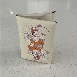 Cream Aviator Card Holder